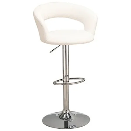 29" Upholstered Bar Chair with Adjustable Height